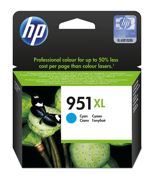 CARTUCHO HP CYAN 951XL CN046AE#BGY