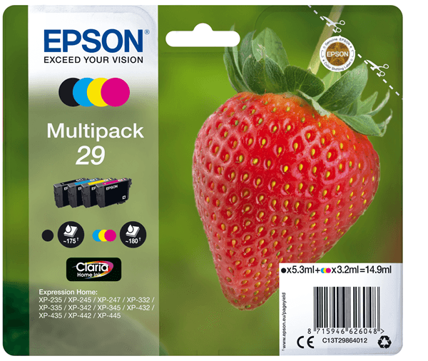 cartucho epson multipack 29 c13t29864012