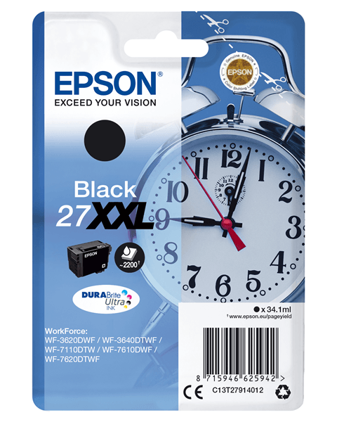 CARTUCHO EPSON NEGRO 27XXL C13T27914012
