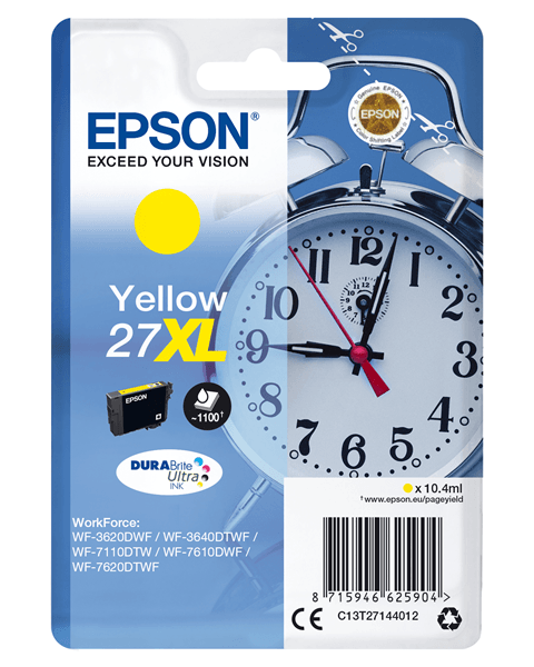 cartucho epson amarillo 27xl c13t27144012