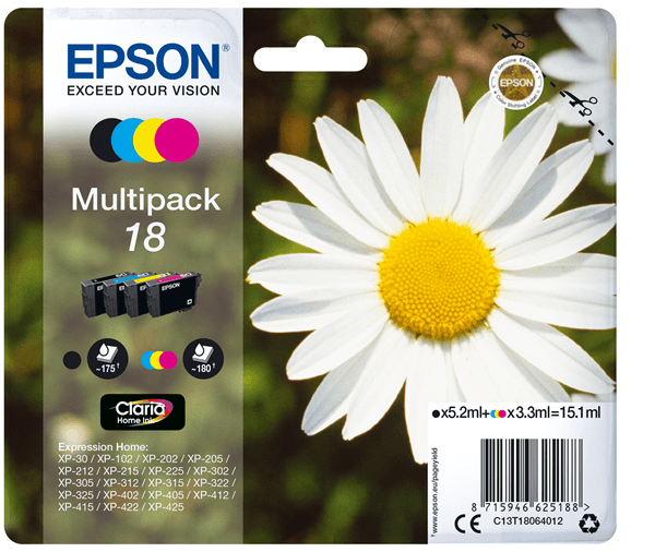 cartucho epson multipack 18 c13t18064012
