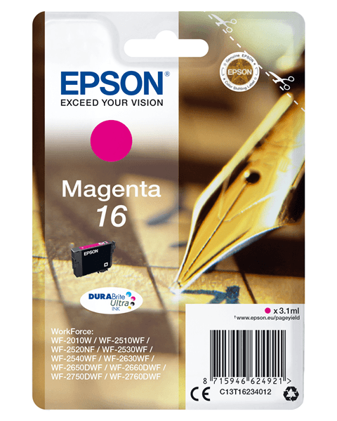 cartucho epson magenta 16 t1623 c13t16234012