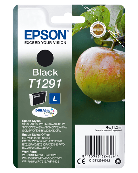 cartucho epson negro sx420w 425w t1291 c13t12914012