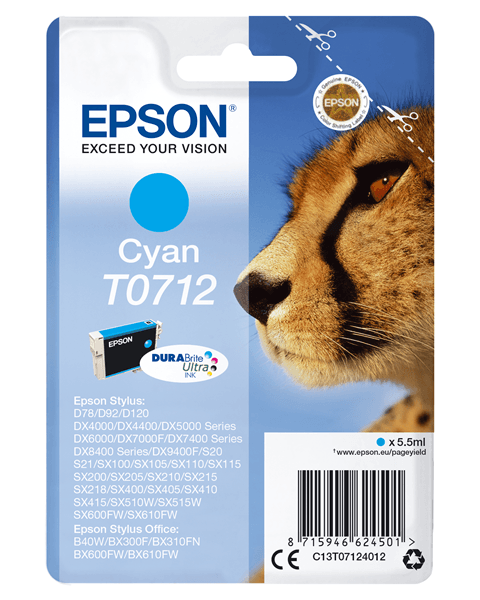 cartucho epson cyan t0712 c13t07124012