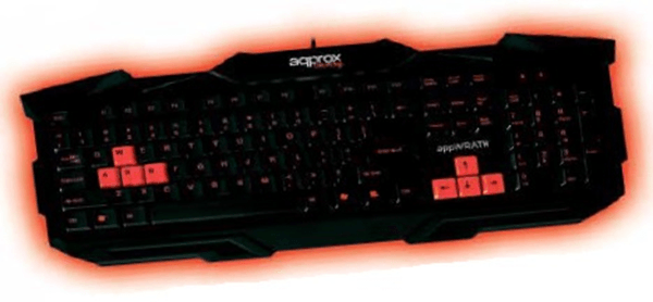 TECLADO APPROX GAMING WRATH NEGRO