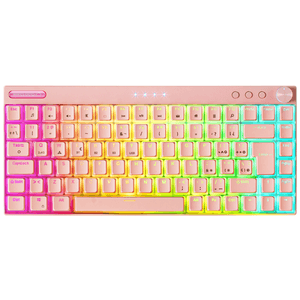 TECLADO-ULTRA-COMPACTO-INALAMBRICO-MARS-GAMING-MKCLOUD-PINK-SWITCH-ROJO-TRIPE-CONEXION-BLUETOOTH-5.0-USB-2.Gpro-Y-USB-C