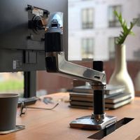 Miniatura 5 de LX Desk Mount Arm Polished Aluminium