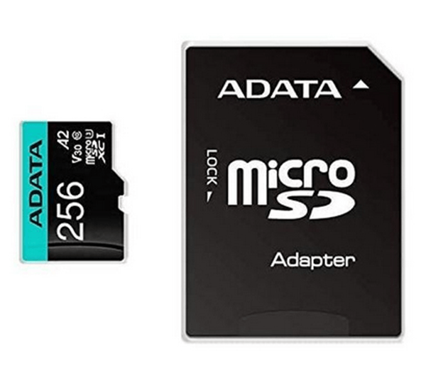 ADATA microSDXC/SDHC UHS-I U3 256GB c/adapt