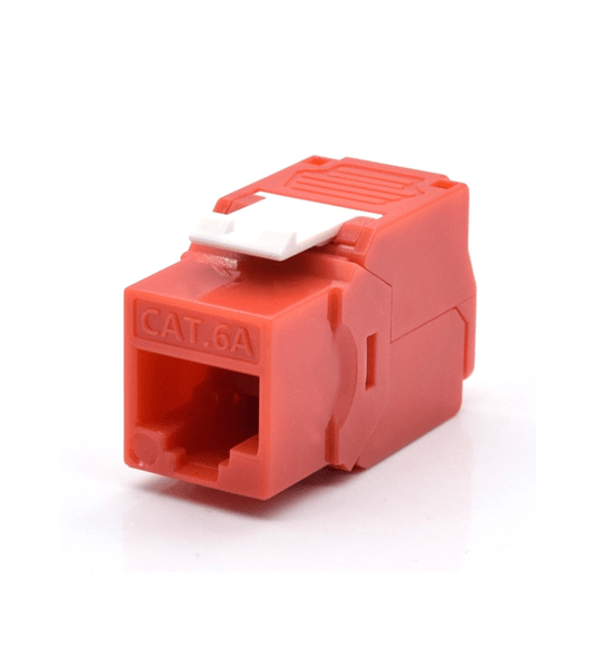 WP Keystone Cat. 6a UTP RJ45/Hembra Rojo