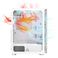 Miniatura 4 de Caja MONTECH  X3 GLASS RGB Blanco