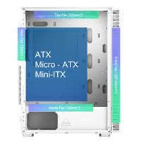 Miniatura 9 de Caja MONTECH  X3 GLASS RGB Blanco