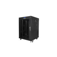 Miniatura 2 de ARMARIO LANBERG RACK 19" 15U 600X600 FLAT PACK NEGRO PUERTA CRISTAL CON LCD