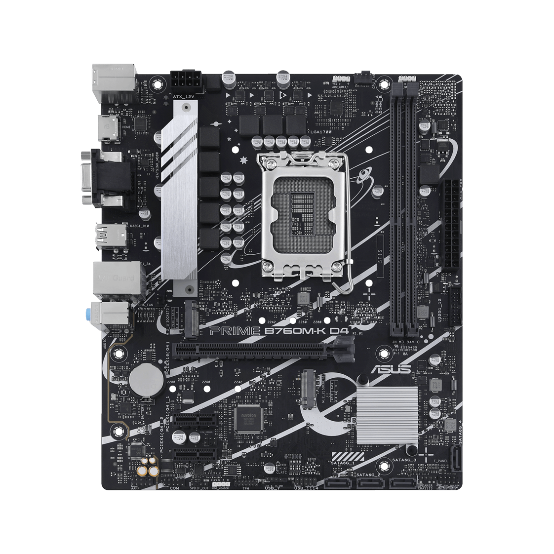 asus intel  prime b760m-k d4 lga 1700