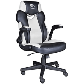 TALIUS-SILLA-CRAB-GAMING-NEGRA-GRIS-BRAZOS-ABATIBLES-BUTTERFLY-RUEDAS-NYLON-PISTON-CLASE-4