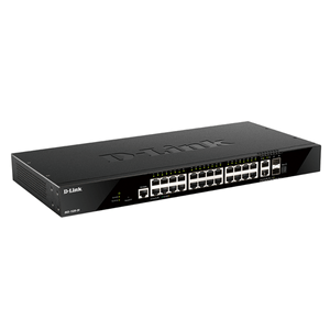 SWITCH-GESTIONABLE-D-LINK-L3-STAKABLE-DGS-1520-28-24P-GIGA---2P-10G----2P-SFP