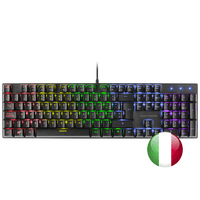 Miniatura 1 de TECLADO MECANICO MARS GAMING MK422 EN ITALIANO BLACK SWITCH ROJO PR DE 100Hz ANTI-GHOSTING AVANZADO ILUMINACION RGB