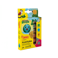 Miniatura 1 de ESTUCHE PLASTILINA 6 BARRAS DE 15GR COLORES SURTIDOS GAMA NATURE JOVI 90/6N