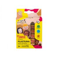 Miniatura 3 de ESTUCHE PLASTILINA 6 BARRAS DE 15GR COLORES SURTIDOS GAMA MULTICULTURAL JOVI 90/6M