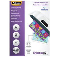 Miniatura 1 de Pack 25 Fundas de Plastificar A4 80 mic