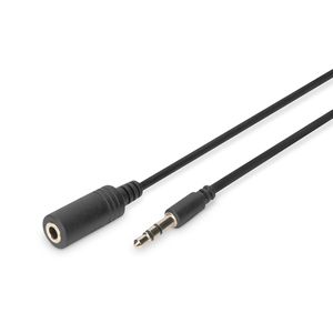 Cable-de-extensi-n-de-audio--estereo-de-3-5-mm-2.50m--CCS--2x0.10-10--shielded--M-F--negro