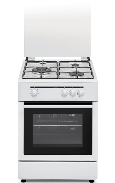 COCINA DE GAS VITROKITCHEN CB5530BB 3 ZONAS COCCION BLANCA GB