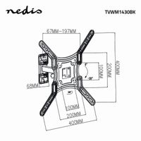 Miniatura 8 de SOPORTE PARA TV NEDIS TVWM1430BK