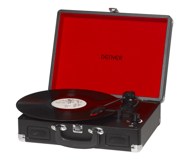TOCADISCOS USB - NEGRO
