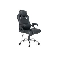 Miniatura 2 de SILLA DE OFICINA ERGONOMICA EQUIP COLOR NEGRO RECUBRIMIENTO PU DE ALTA CALIDAD DISE??O  651016