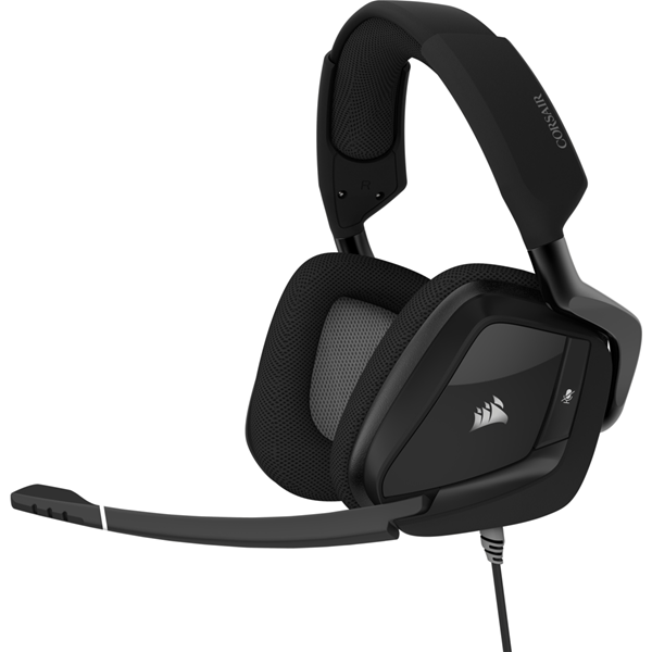 auriculares corsair void elite usb - negro carbon