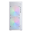 CAJA COMPACTA MICROATX MARS GAMING MC-CORE WHITE FRONTAL METAL-MESH CON 2 VENTILADORES FRGB 120mm VENTANA LATERAL COMPLETA SIN FUENTE DE ALIENTACION