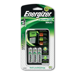 CARGADOR MAXI + 4HR6 POTENCIA 2000 MAH TIPO AA-AAA ENERGIZER E300321201