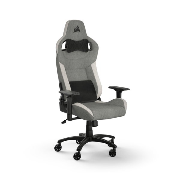 silla corsair gaming t3 rush (2023) gris blanca cf-9010058-ww