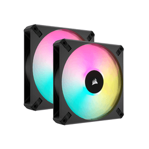 VENTILADOR CORSAIR AF ELITE SERIES AF140 RGB ELITE 140 MM FLUID DINAMIC/AIRGUIDE DUAL PACK CO
