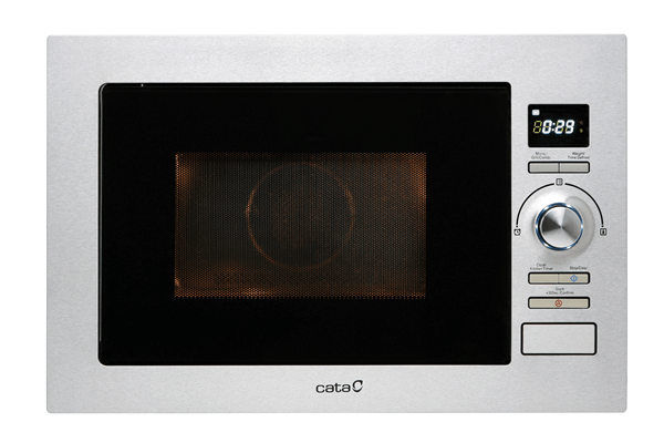 HORNO MICROONDAS INTEGRABLE CATA MC 25 D 25 LITROS CON GRILL INOX