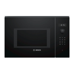 HORNO MICROONDAS INTEGRABLE BOSCH BEL554MB0 25 LITROS CON GRILL CRISTAL NEGRO
