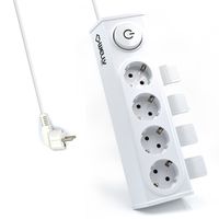 Miniatura 3 de Welly Enjoy IT Regleta WY13160 4 salidas Schuko 16A con Booster Switch