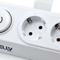 Miniatura 5 de Welly Enjoy IT Regleta WY13160 4 salidas Schuko 16A con Booster Switch