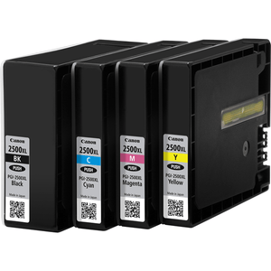PACK CARTUCHOS CANON PGI-2500XL C/M/Y/BK