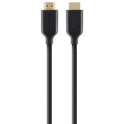 CABLE HDMI BELKIN F3Y021BT1M ALTA VELOCIDAD CON ETHERNET 1m COLOR NEGRO