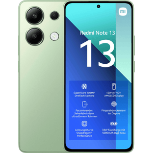 Smartphone  XIAOMI Redmi Note 13 6.67" 4G 6GB/128GB Verde, Color menta
