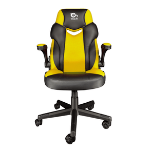 TALIUS SILLA CRAB GAMING NEGRA/AMARILLA BRAZOS ABATIBLES BUTTERFLY, RUEDAS NYLON, PISTON CLASE 4