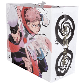 SHOPPING-BAG-KONIX-JUJUTSU-WHITE-REUTILIZABLE