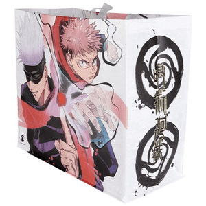 SHOPPING-BAG-KONIX-JUJUTSU-WHITE-REUTILIZABLE