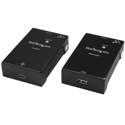 EXTENSOR ALARGADOR DE 1 PUERTO USB 2.0 POR CAT5 O CAT6 5 0M