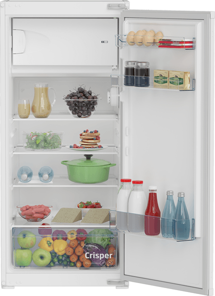 FRIGORIFICO UNA PUERTA INTEGRABLE BEKO BSSA210K4SN E ALTO 121,5 CM ANCHO 54 CM