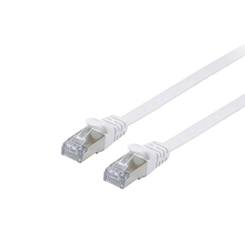 LATIGUILLO PLANO APANTALLADO U/FTP CATEGORIA 6A/10G 3M COLOR BLANCO