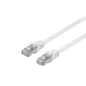 LATIGUILLO PLANO APANTALLADO U/FTP CATEGORIA 6A/10G 3M COLOR BLANCO