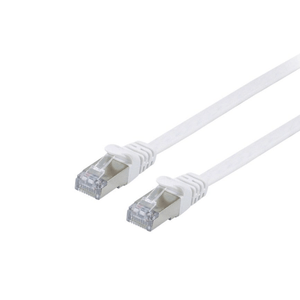 LATIGUILLO PLANO APANTALLADO U/FTP CATEGORIA 6A/10G 3M COLOR BLANCO