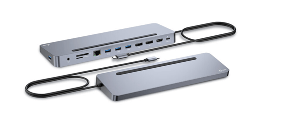 I-TEC USB-C ERGO 3X LCD DOCK METAL ERGONOMIC 4K DOCK PD 100 W