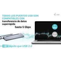 Miniatura 7 de I-TEC USB-C ERGO 3X LCD DOCK METAL ERGONOMIC 4K DOCK PD 100  W